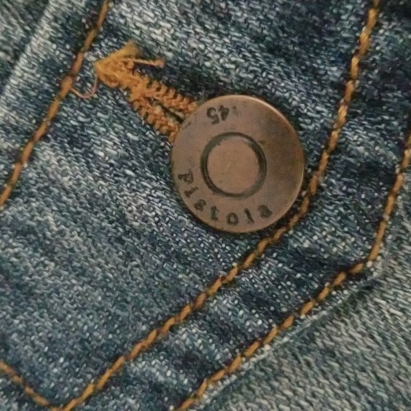 Pistola Distressed Denim Jean Jacket - Picture 5 of 6